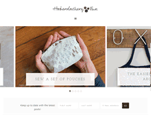 Tablet Screenshot of haberdasheryfun.com